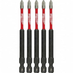 Milwaukee Tool - 1/4" Hex #1 Phillips Impact Ready Bit - Caliber Tooling