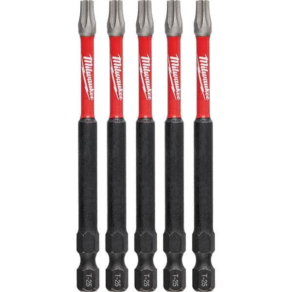 Milwaukee Tool - 1/4" Hex T25 Torx Impact Ready Bit - Caliber Tooling