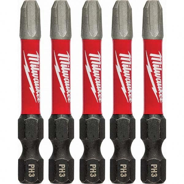 Milwaukee Tool - 1/4" Hex #3 Phillips Impact Ready Bit - Caliber Tooling