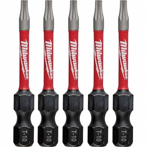 Milwaukee Tool - 1/4" Hex T10 Torx Impact Ready Bit - Caliber Tooling