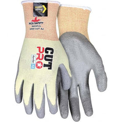 MCR Safety - Size 2XL, ANSI Cut Lvl A2, Puncture Lvl 2, Polyurethane Coated Cut Resistant Gloves - Caliber Tooling