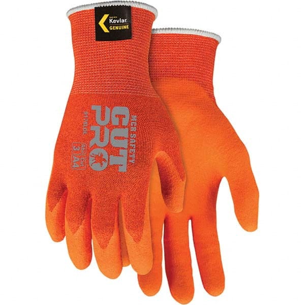 MCR Safety - Size 2XL, ANSI Cut Lvl A4, Puncture Lvl 4, Abrasion Lvl 4, Latex Coated Cut Resistant Gloves - Caliber Tooling