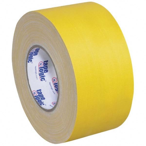 Tape Logic - Pack of (3) 60 Yd Rolls 3" x 11 mil Yellow Rubber Gaffers Tape - Caliber Tooling