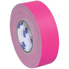 Gaffers Tape: 50 yd Long, Fluorescent Pink Rubber Adhesive