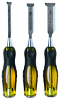 STANLEY® FATMAX® 3 Piece Short Blade Wood Chisel Set - Caliber Tooling