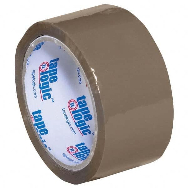 Tape Logic - Pack of (6) 55 Yd Rolls 2" Tan Acrylic Adhesive Packaging Tape - Caliber Tooling