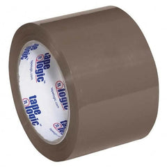 Packing Tape: 3″ Wide, Tan, Hot Melt Adhesive Polypropylene, 1.6 mil Thick