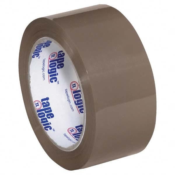 Tape Logic - Pack of (6) 110 Yd Rolls 2" Tan Hot Melt Adhesive Packaging Tape - Caliber Tooling