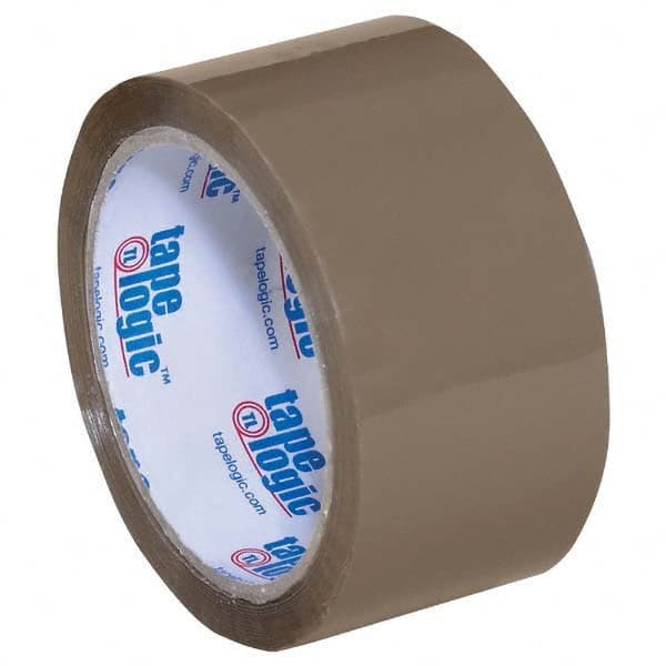 Tape Logic - Pack of (6) 55 Yd Rolls 2" Tan Acrylic Adhesive Packaging Tape - Caliber Tooling