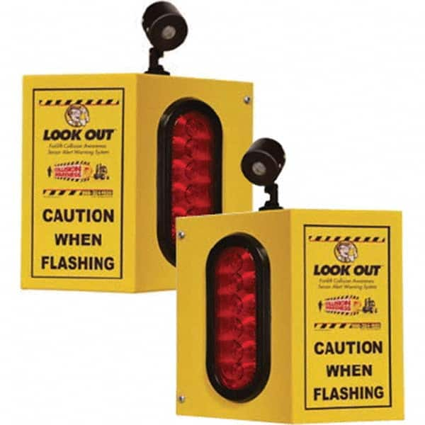 TAPCO - Auxiliary Lights Type: Forklift Warning Light Voltage: 110 VAC to 24VDC - Caliber Tooling