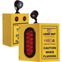 TAPCO - Auxiliary Lights Type: Forklift Warning Light Voltage: 110 VAC to 24VDC - Caliber Tooling