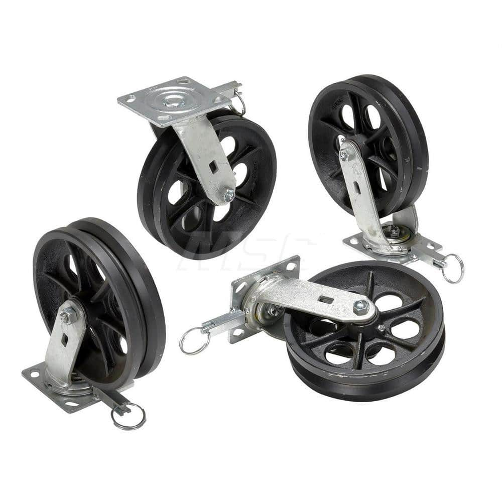 AHA Cast Iron Swivel Casters 8″x2″