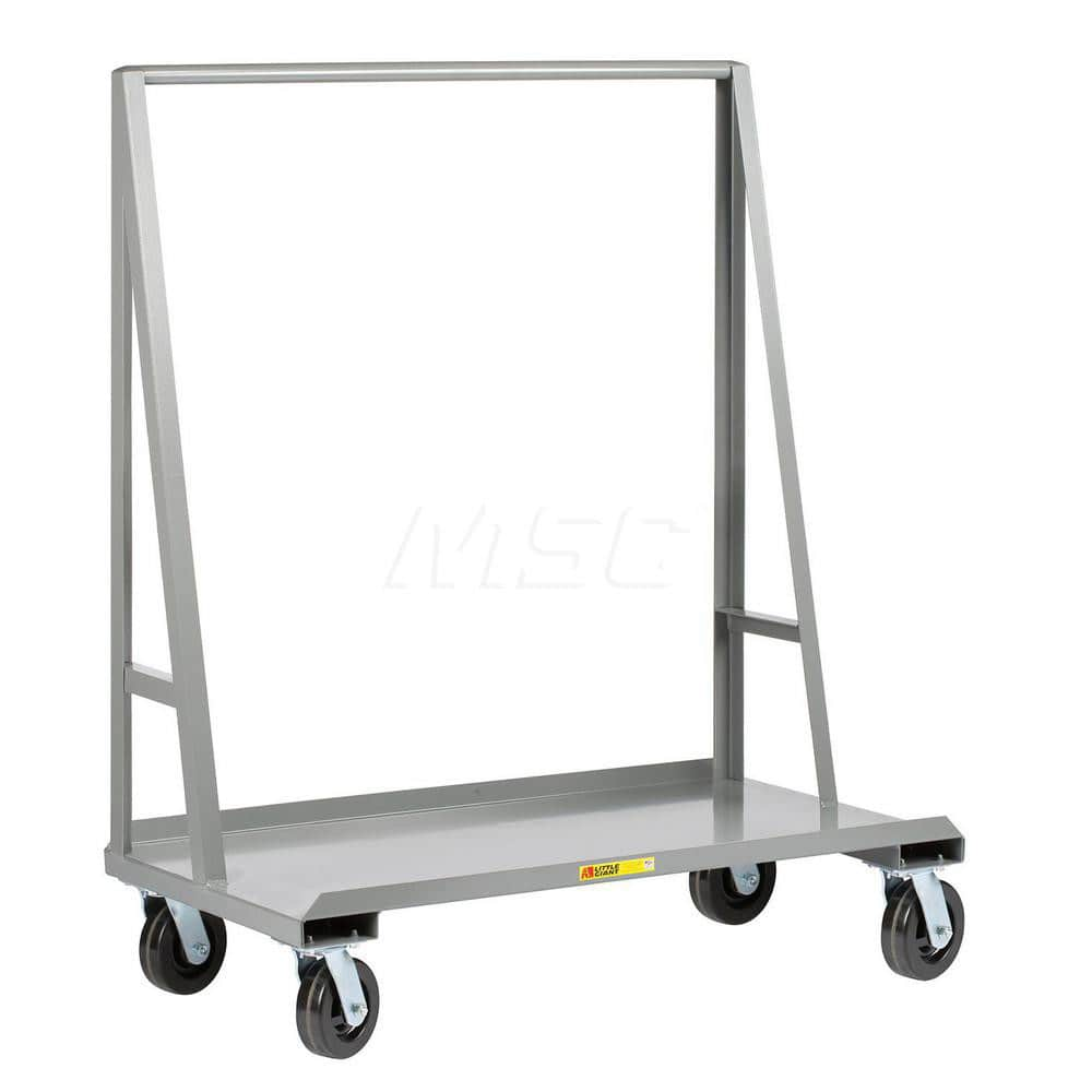 Sheet & Panel Truck: 3,600 lb Capacity, Solid, Steel Platform, 24″ Platform Width, 48″ Platform Length, 9″ Platform Height (4) Swivel, (4) Swivel, Phenolic Casters