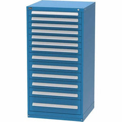 Vidmar - 13 Drawer, 344 Compartment Bright Blue Steel Modular Storage Cabinet - Caliber Tooling