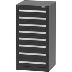 Vidmar - 8 Drawer Black Steel Modular Storage Cabinet - Caliber Tooling