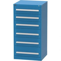 Vidmar - 6 Drawer Bright Blue Steel Modular Storage Cabinet - Caliber Tooling