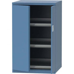 LISTA - 45 Compartment Bright Blue Steel Modular Storage Cabinet - Caliber Tooling