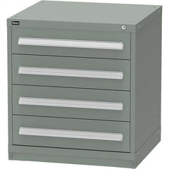 Vidmar - 4 Drawer Vidmar Green Steel Modular Storage Cabinet - Caliber Tooling