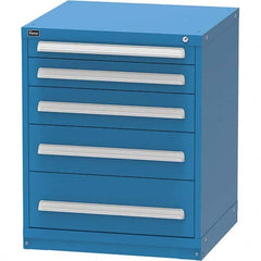 Vidmar - 5 Drawer Bright Blue Steel Modular Storage Cabinet - Caliber Tooling