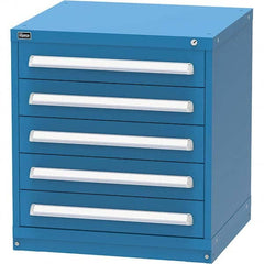 Vidmar - 5 Drawer, 344 Compartment Bright Blue Steel Modular Storage Cabinet - Caliber Tooling