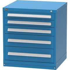 Vidmar - 5 Drawer Bright Blue Steel Modular Storage Cabinet - Caliber Tooling