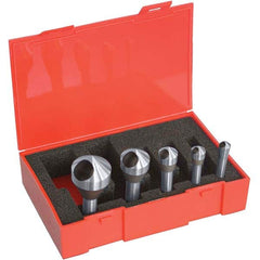 Cleveland - Countersink Sets Countersink Type: Zero Flute Minimum Head Diameter (Inch): 5/16 - Caliber Tooling