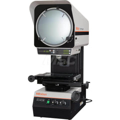 Optical Comparator: Horizontal & Vertical Orientation, 10x Magnification 4″ Y-Axis Travel, 3.937″ X-Axis Travel, 0.0001″ Resolution