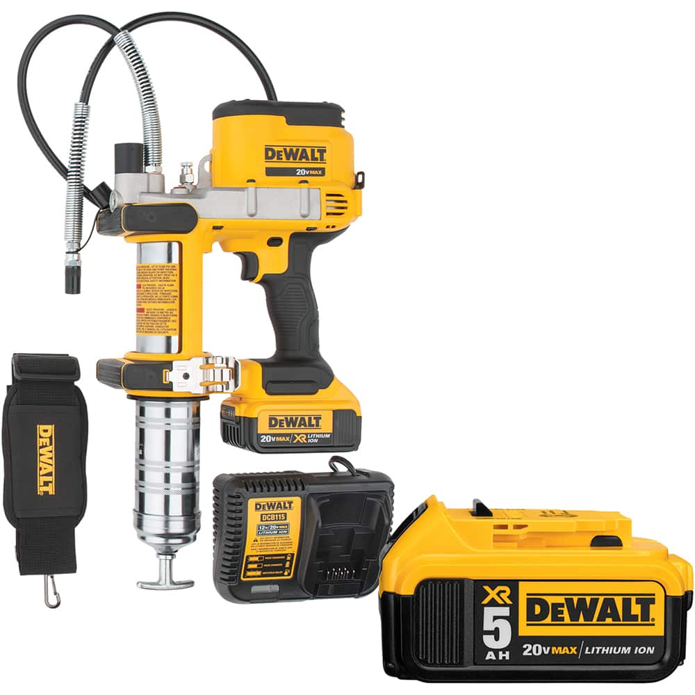 DeWALT - Grease Guns Type: Battery Operationed Grease Gun Capacity (oz.): 16 - Caliber Tooling