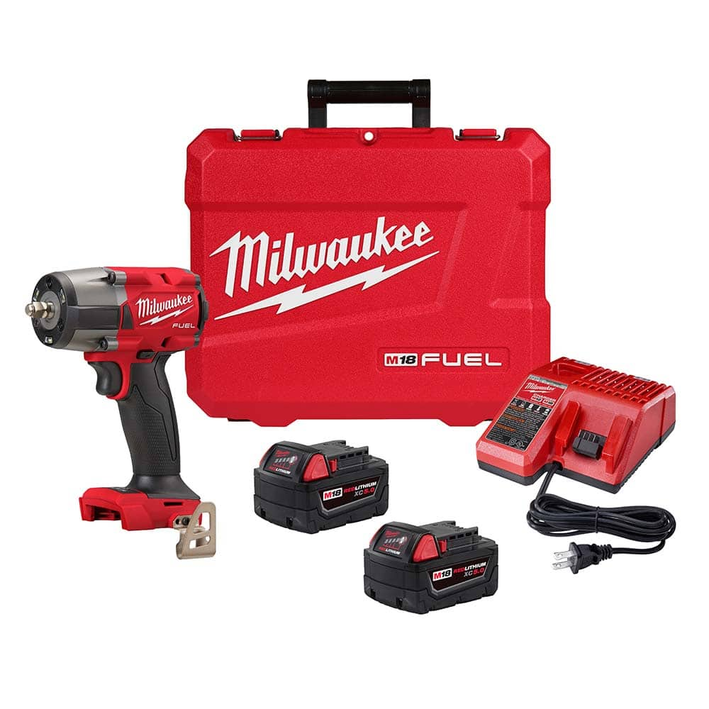 Milwaukee Tool - Cordless Impact Wrenches & Ratchets Voltage: 18.00 Drive Size (Inch): 3/8 - Caliber Tooling