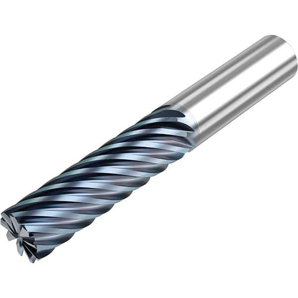 Niagara Cutter - 3/4" Diam 9 Flute Solid Carbide 0.03" Corner Radius End Mill - Caliber Tooling