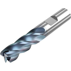 Niagara Cutter - 3/8" Diam 4 Flute Solid Carbide 0.02" Corner Radius End Mill - Caliber Tooling