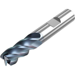 Niagara Cutter - 1/2" Diam 4 Flute Solid Carbide 0.03" Corner Radius End Mill - Caliber Tooling