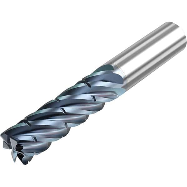 Niagara Cutter - 3/4" Diam 6 Flute Solid Carbide 0.03" Corner Radius End Mill - Caliber Tooling