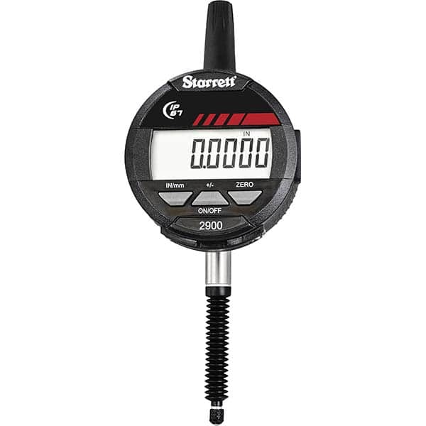 Starrett - Electronic Drop Indicators Minimum Measurement (Decimal Inch): 0 Minimum Measurement (Inch): 0 - Caliber Tooling