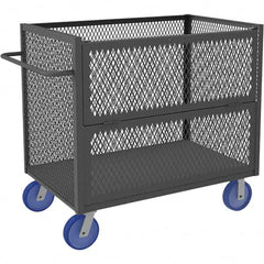 Durham - 3,600 Lb Capacity 1-Shelf 3-Sided Mesh Truck - Caliber Tooling