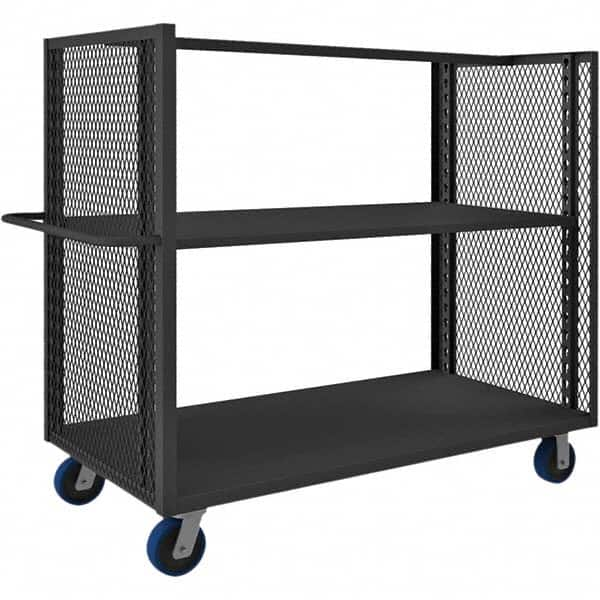 Durham - 2,000 Lb Capacity 2-Shelf 2-Sided Mesh Truck - Caliber Tooling