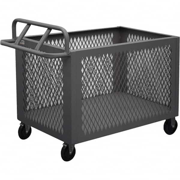 Durham - 1,400 Lb Capacity 1-Shelf 4-Sided Mesh Box Truck - Caliber Tooling