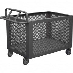 Durham - 1,200 Lb Capacity 1-Shelf 4-Sided Mesh Box Truck - Caliber Tooling