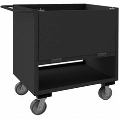 Durham - 2,000 Lb Capacity 2-Shelf 4-Sided Solid Box Truck - Caliber Tooling