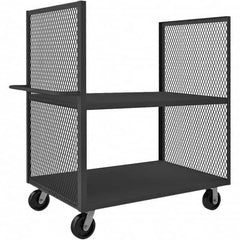 Durham - 2,000 Lb Capacity 2-Shelf 2-Sided Mesh Truck - Caliber Tooling