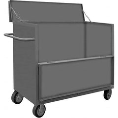 Durham - 2,000 Lb Capacity 1-Shelf 3-Sided Solid Truck - Caliber Tooling