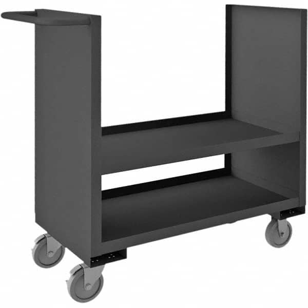 Durham - 1,200 Lb Capacity 2-Shelf 2-Sided Solid Truck - Caliber Tooling