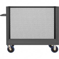 Durham - 3,600 Lb Capacity 1-Shelf 3-Sided Mesh Truck - Caliber Tooling