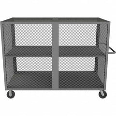 Durham - 2,000 Lb Capacity 2-Shelf Security Mesh Truck - Caliber Tooling