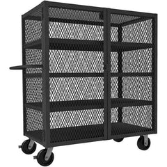 Durham - 2,000 Lb Capacity 4-Shelf Security Mesh Truck - Caliber Tooling