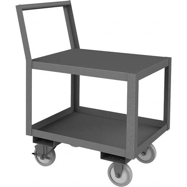 Durham - 1,200 Lb Capacity 2-Shelf Low Deck Service Truck - Caliber Tooling