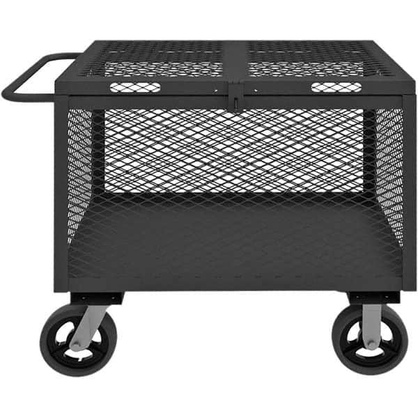 Durham - 2,000 Lb Capacity 1-Shelf 4-Sided Mesh Box Truck - Caliber Tooling