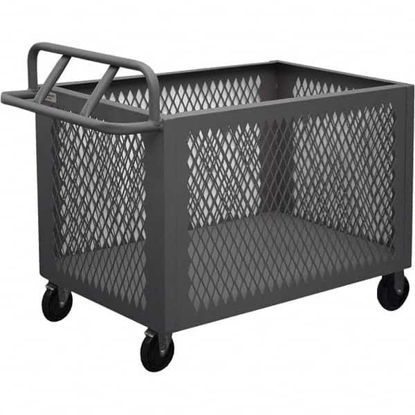 Durham - 1,400 Lb Capacity 1-Shelf 4-Sided Mesh Box Truck - Caliber Tooling