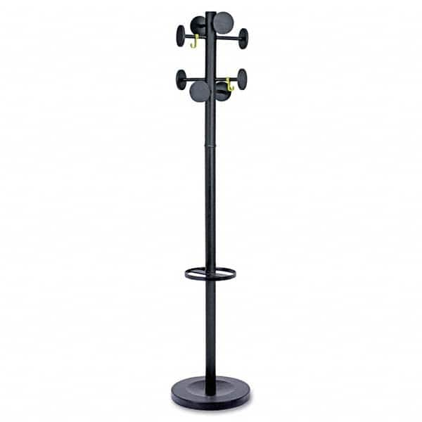 Alba - Coat Racks, Hooks & Shelving Type: Floor Rack Number of Hooks: 8 - Caliber Tooling