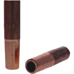 Tuffaloy - Spot Welder Tips For Use With: 4RW Electrode Holder Type: Straight Tip C Nose (Flat) - Caliber Tooling